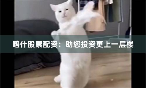 喀什股票配资：助您投资更上一层楼